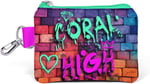 Coral High Pembe Lacivert Grafiti Yazılı Thermo Beslenme Çantası Bozuk Para Çantası 21898