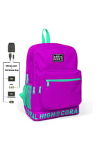 Coral High Sırt Çanta (Usb ve Aux Soketli)