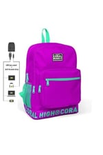 Coral High Sırt Çanta (Usb ve Aux Soketli)