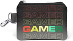 Coral High Siyah Gri Gamer Desenli Bozuk Para Çantası 21909