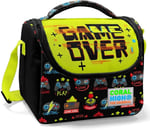 Coral High Siyah Sarı Game Over Erkek Çocuk Beslenme Çantası - Thermo Yalıtımlı