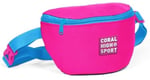 Coral High Sport Pembe A.Mavi İki Bölmeli Bel Çantası