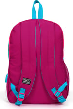 Coral High Sport Pembe Kırmızı Okul ve Günlük Sırt Çantası - Dört Gözlü - USB ve AUX Soketli