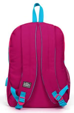 Coral High Sport Pembe Kırmızı Okul ve Günlük Sırt Çantası - Dört Gözlü - USB ve AUX Soketli