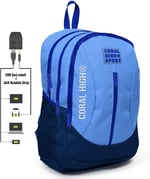Coral High Sport Sırt Çantası (USB ve Aux Soketli)
