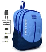 Coral High Sport Sırt Çantası (USB ve Aux Soketli)