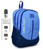 Coral High Sport Sırt Çantası (USB ve Aux Soketli)