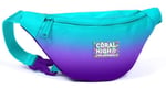 Coral High Turkuaz Mor Renk Geçişli Baskılı Erkek Çocuk Bel Çantası