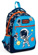 Coral High Üç Gözlü Erkek Çocuk İlk ve Orta Okul Çantası - Lacivert Mavi Astronot