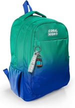 Coral High Yeşil Saks Renk Geçişli İlkokul Ortaokul ve Günlük Sırt Çantası - Erkek Çocuk