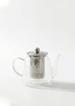 Corbeen Borosilikat Cam Demlik - 1 Litre, Düz
