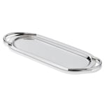 Cornella Basic Elips Sunum Tepsisi Silver Büyük En:16 Cm X Boy:44 Cm