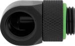 Corsair Hydro X Series 90° uç adaptörü döndürülebilir (ikili paket, G1/4 inç BSPP adaptör dişlisi, pirinç üretim dayanıklılık, güvenli dönme meka - Seçenekler: Döner adaptör, XF Hardline bağlantısı...