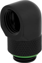 Corsair Hydro X Series 90° uç adaptörü döndürülebilir (ikili paket, G1/4 inç BSPP adaptör dişlisi, pirinç üretim dayanıklılık, güvenli dönme meka - Seçenekler: Döner adaptör, XF Hardline bağlantısı...