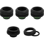 Corsair Hydro X Series XF Hardline Bağlantısı, AD 14 mm, Dörtlü Paket, Siyah CX-9052008-WW - Bedenler: 14mm, 14mm (90 Grad)