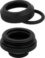 Corsair Hydro X Series XF Hardline Bağlantısı, AD 14 mm, Dörtlü Paket, Siyah CX-9052008-WW - Bedenler: 14mm, 14mm (90 Grad)