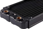 Corsair Hydro X Serisi, XR5 120 mm radyatör (tekli 120 mm fan sabitlemeleri, kolay kurulum, yüksek kaliteli poliüretan kaplama, entegre vida kılavuzları) siyah