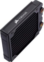 Corsair Hydro X Serisi, XR5 120 mm radyatör (tekli 120 mm fan sabitlemeleri, kolay kurulum, yüksek kaliteli poliüretan kaplama, entegre vida kılavuzları) siyah