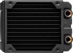 Corsair Hydro X Serisi, XR5 120 mm radyatör (tekli 120 mm fan sabitlemeleri, kolay kurulum, yüksek kaliteli poliüretan kaplama, entegre vida kılavuzları) siyah
