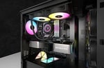 Corsair iCUE H100i Elite LCD XT Sıvı CPU Soğutucu - IPS LCD Ekran - Çift Fan AF120 RGB ELITE - Radyatör 240 mm - Intel® LGA 1700, AMD AM5 ve Plus için uygundur - Siyah