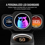 Corsair iCUE H100i Elite LCD XT Sıvı CPU Soğutucu - IPS LCD Ekran - Çift Fan AF120 RGB ELITE - Radyatör 240 mm - Intel® LGA 1700, AMD AM5 ve Plus için uygundur - Siyah