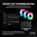 Corsair iCUE H115i Elite CAPELLIX XT CPU Sıvı Soğutucu - İki Fan AF140 RGB Elite - 280 mm Radyatör - Intel® LGA 1700, 1200, 115X, 2066, AMD® - Seçenekler: Siyah, Beyaz, 240mm AIO, 280mm AIO, 360mm AIO