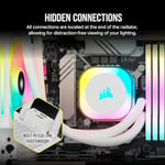 CORSAIR iCUE LINK H100i RGB AIO Sıvı İşlemci Soğutucusu - Beyaz (CW-9061005-WW)