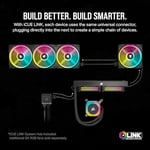 CORSAIR iCUE LINK H100i RGB AIO Sıvı İşlemci Soğutucusu - Beyaz (CW-9061005-WW)