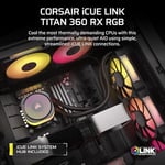 CORSAIR iCUE LINK TITAN 360 RX RGB AIO, 360mm, İşlemci Soğutucusu (CW-9061018-WW)