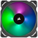 Corsair ML Serisi ML140 PRO RGB, 140mm, PWM, Lighting Node PRO RGB Kontrolcü Dahil, Manyetik Yataklı RGB Fan, 2'li Paket (CO-9050078-WW)