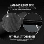 Corsair MM350 PRO Sıçrama geçirmez Premium kumaş oyun mouse pad, Alan 93 × 40 cm, Mikrofiber kumaş, 4mm Güçlü Yumuşak Kauçuk Konstrüksiyon, Kaymaz Kauçuk Taban, siyah, Genişletilmiş XL | 93 cm x 40 cm