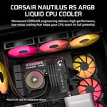 CORSAIR Nautilus 240 RS ARGB AIO İşlemci Soğutucusu (CW-9060092-WW) - Bedenler: ARGB, RGB yok, 240mm, 360mm