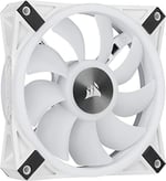 Corsair QL Serisi, iCUE QL120 RGB Beyaz, 120mm, PWM, RGB Fan (CO-9050103-WW)