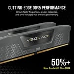 CORSAIR Vengeance DDR5 RAM 32GB (2x16GB) 6000MHz CL36 AMD Expo iCUE Uyumlu Bilgisayar Belleği - Gri (CMK32GX5M2E6000Z36), Gri