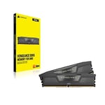 CORSAIR Vengeance DDR5 RAM 32GB (2x16GB) 6000MHz CL36 AMD Expo iCUE Uyumlu Bilgisayar Belleği - Gri (CMK32GX5M2E6000Z36), Gri