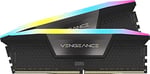 Corsair VENGEANCE RGB DDR5 RAM 32GB (2x16GB) 6400MHz CL36 Intel XMP iCUE Uyumlu Bilgisayar Belleği - Siyah (CMH32GX5M2B6400C36)