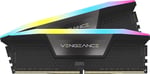 Corsair VENGEANCE RGB DDR5 RAM 32GB (2x16GB) 6400MHz CL36 Intel XMP iCUE Uyumlu Bilgisayar Belleği - Siyah (CMH32GX5M2B6400C36)