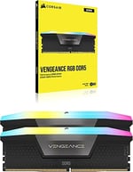 CORSAIR Vengeance RGB DDR5 RAM 48 GB (2 x 24 GB) 6000 MHz CL36 Intel XMP iCUE Uyumlu Bilgisayar Belleği - Siyah (CMH48GX5M2E6000C36)