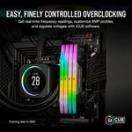 CORSAIR Vengeance RGB DDR5 RAM 48 GB (2 x 24 GB) 6000 MHz CL36 Intel XMP iCUE Uyumlu Bilgisayar Belleği - Siyah (CMH48GX5M2E6000C36)