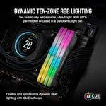 CORSAIR Vengeance RGB Pro SL 32GB (1X32GB) 5600Mhz DDR5 1,25V Ram (CMH32GX5M1B5600Z40) - Seçenekler: 32GB (1 x 32GB), 16GB (1 x 16GB)