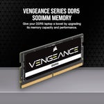 CORSAIR Vengeance SODIMM DDR5 RAM 16GB (1x16GB) 5600MHz CL48 Intel XMP iCUE Uyumlu Bilgisayar Belleği - Siyah (CMSX16GX5M1A5600C48) - Seçenekler: 5200 MHz, 5600 MHz, 16GB (1x16GB), 32GB (1x32GB)