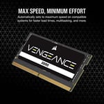 CORSAIR Vengeance SODIMM DDR5 RAM 16GB (1x16GB) 5600MHz CL48 Intel XMP iCUE Uyumlu Bilgisayar Belleği - Siyah (CMSX16GX5M1A5600C48) - Seçenekler: 5200 MHz, 5600 MHz, 16GB (1x16GB), 32GB (1x32GB)