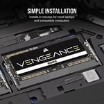 CORSAIR Vengeance SODIMM DDR5 RAM 16GB (1x16GB) 5600MHz CL48 Intel XMP iCUE Uyumlu Bilgisayar Belleği - Siyah (CMSX16GX5M1A5600C48) - Seçenekler: 5200 MHz, 5600 MHz, 16GB (1x16GB), 32GB (1x32GB)