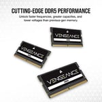 CORSAIR Vengeance SODIMM DDR5 RAM 16GB (1x16GB) 5600MHz CL48 Intel XMP iCUE Uyumlu Bilgisayar Belleği - Siyah (CMSX16GX5M1A5600C48) - Seçenekler: 5200 MHz, 5600 MHz, 16GB (1x16GB), 32GB (1x32GB)