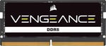 CORSAIR Vengeance SODIMM DDR5 RAM 32GB (1x32GB) 5600MHz CL48-48-48-90 1.10V Intel XMP 3.0 Dizüstü Bilgisayar Belleği - Siyah (CMSX32GX5M1A5600C48)