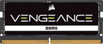 CORSAIR Vengeance SODIMM DDR5 RAM 32GB (1x32GB) 5600MHz CL48-48-48-90 1.10V Intel XMP 3.0 Dizüstü Bilgisayar Belleği - Siyah (CMSX32GX5M1A5600C48)