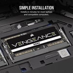 CORSAIR Vengeance SODIMM DDR5 RAM 32GB (1x32GB) 5600MHz CL48-48-48-90 1.10V Intel XMP 3.0 Dizüstü Bilgisayar Belleği - Siyah (CMSX32GX5M1A5600C48)