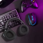 Corsair Void & Corsair Void PRO RGB Kablolu/Kablosuz Oyun Kulaklıkları için Yedek Kulak Pedleri Minderleri Siyah Ağ Kumaşlı, Hafızalı Köpük