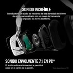 Corsair VOID RGB ELITE Kablosuz Oyun Kulaklığı - 7.1 Surround Ses - Discord Sertifikalı - iCUE Uyumlu - PC, Mac, PS5, PS4 - Beyaz