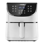 COSORI Airfryer 100 Tarif Yemek Kitabı, 1700-Watt Max XXL 5,5 L Dijital Dokunmatik Hava Fritözleri 11 Ön Ayarlı Fırın, Yağsız Sıcak Ocak, Yapışmaz Sepet, Beyaz